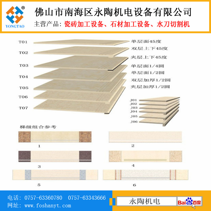 瓷磚加工形狀圖